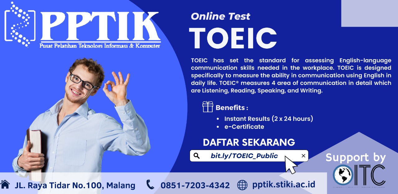 Pendaftaran Tes TOEIC Public November 2024