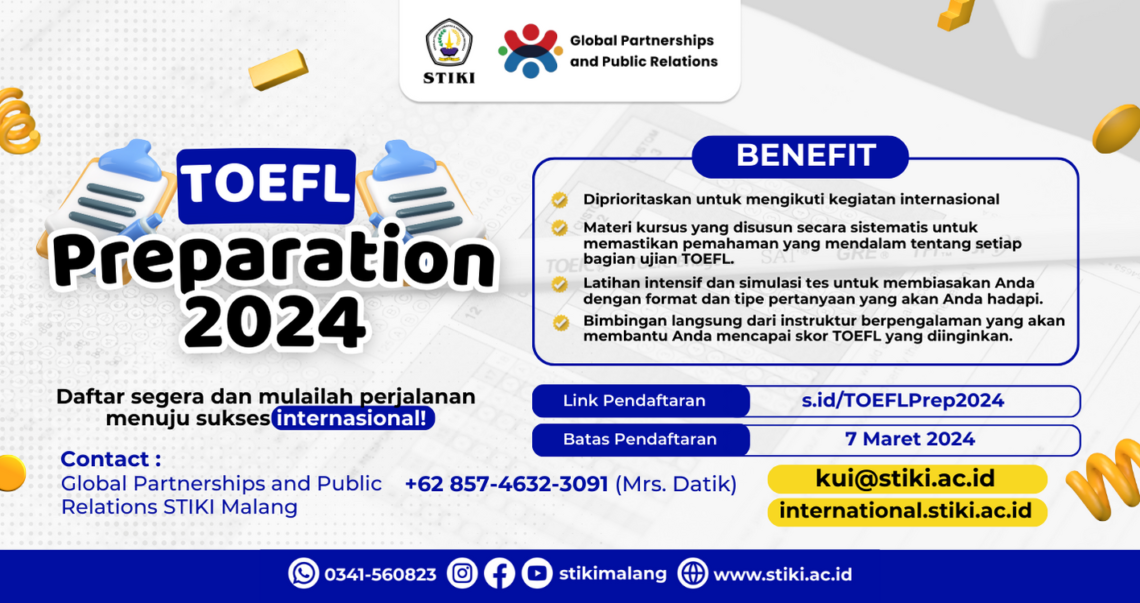 TOEFL Preparation 2024