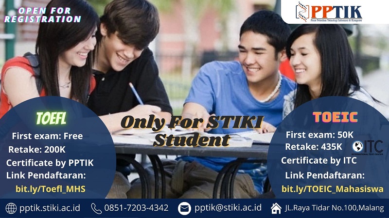 Pendaftaran Tes TOEFL & TOEIC Periode Juli 2024