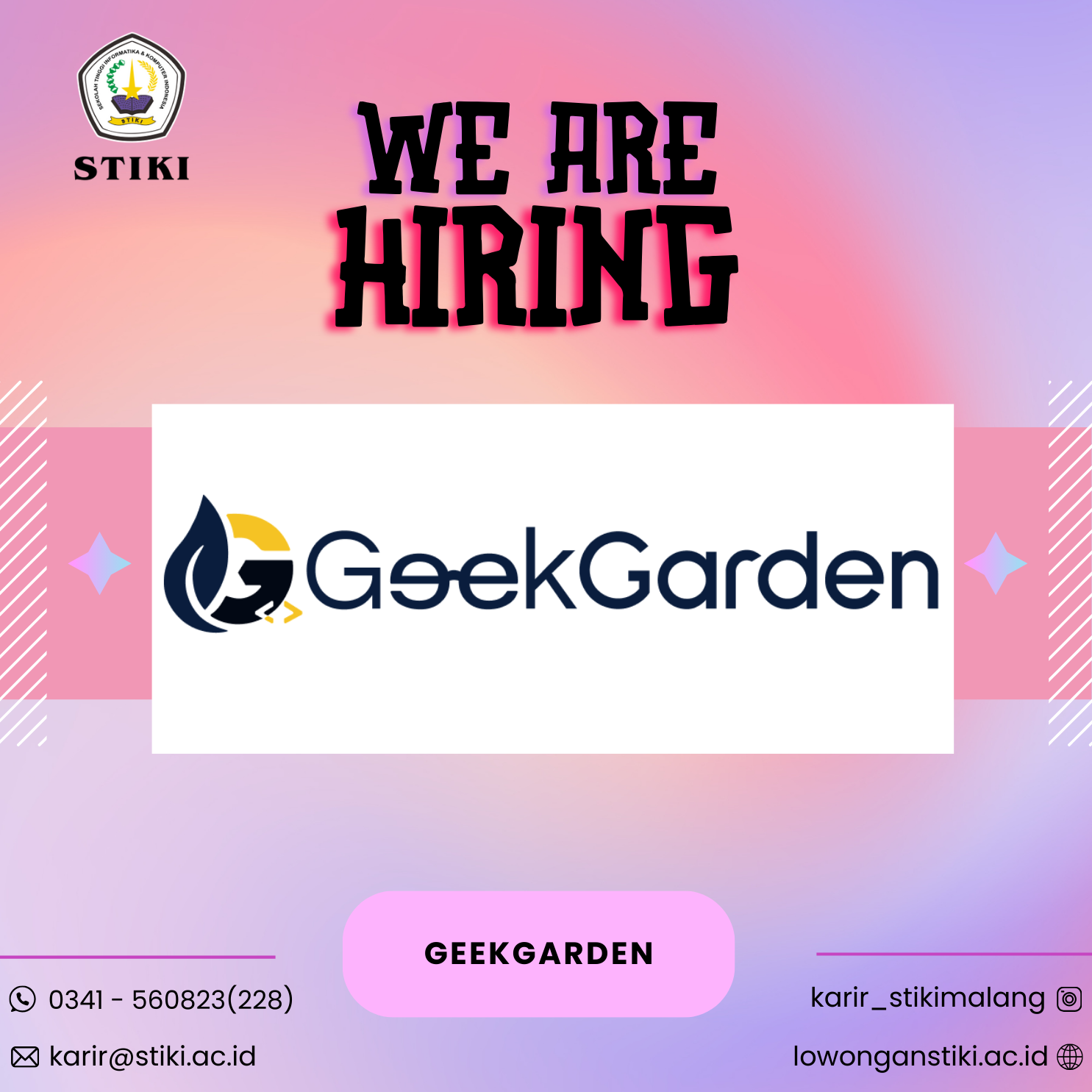 Lowongan Geek Garden